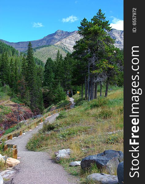 Red rock Canyon Waterton national Park Alberta Canada