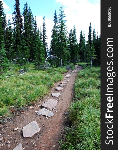 Carthew-Alderson Trail in Waterton National Park Alberta Canada. Carthew-Alderson Trail in Waterton National Park Alberta Canada