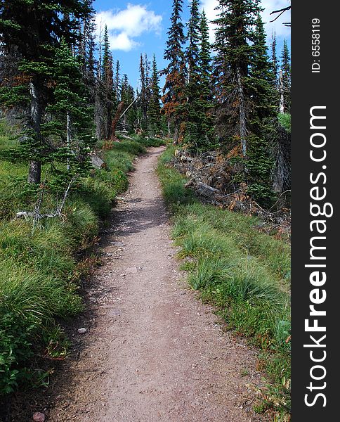 Carthew-Alderson Trail in Waterton National Park Alberta Canada. Carthew-Alderson Trail in Waterton National Park Alberta Canada