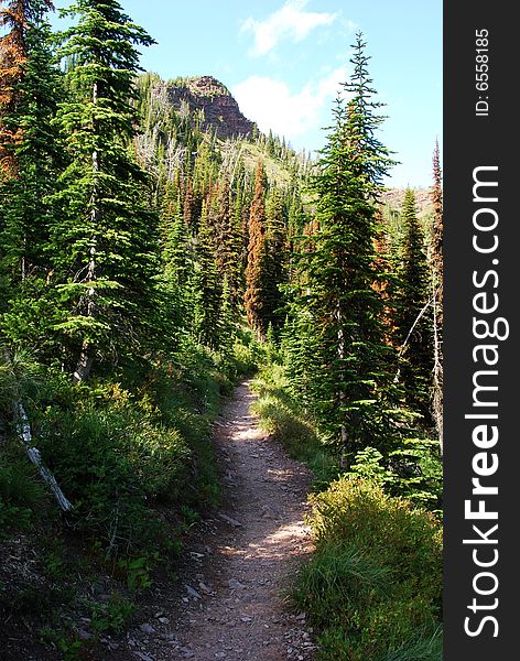 Carthew-Alderson Trail in Waterton National Park Alberta Canada. Carthew-Alderson Trail in Waterton National Park Alberta Canada