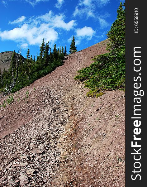 Carthew-Alderson Trail in Waterton National Park Alberta Canada. Carthew-Alderson Trail in Waterton National Park Alberta Canada