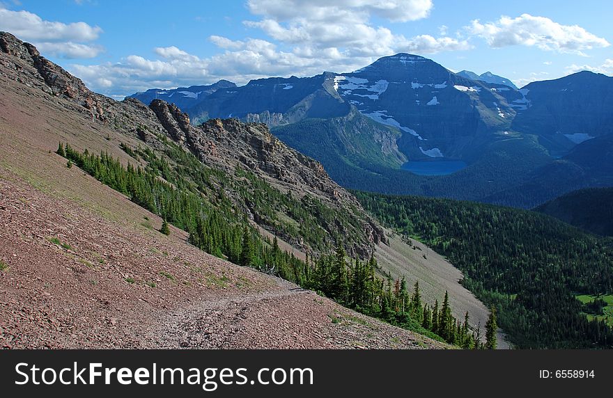 Carthew-Alderson Trail in Waterton National Park Alberta Canada. Carthew-Alderson Trail in Waterton National Park Alberta Canada