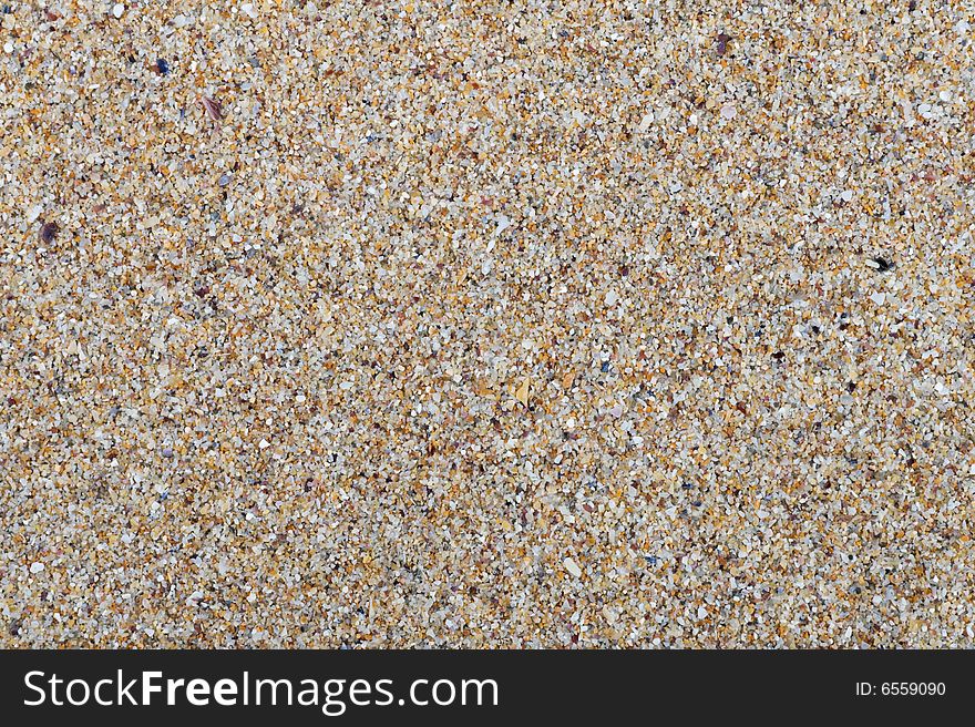 Detailed clear sea sand texture. Detailed clear sea sand texture