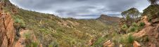 Overcast Mountain Ridge Royalty Free Stock Photography Overcast Mountain Ridge Royalty Free Stock Photography