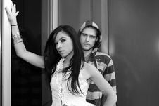 Young Beautiful City Couple Stock Images Young Beautiful City Couple Stock Images