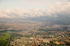 Clouds View From Airplane Royalty Free Stock Photography