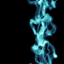 Bright Blue Smoke Royalty Free Stock Photo Bright Blue Smoke Royalty Free Stock Photo