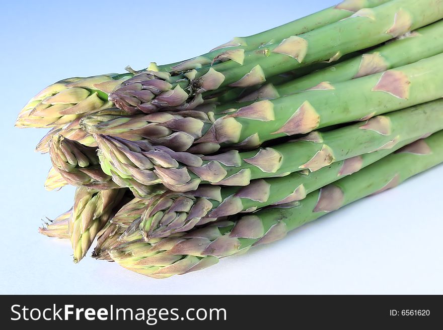 A bunch of green asparagus. A bunch of green asparagus
