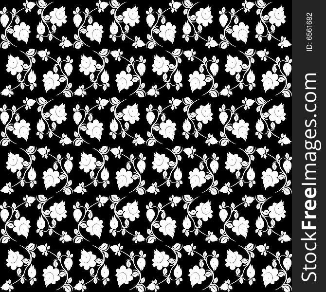 Floral antique seamless pattern for your design