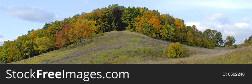 hill, tree, fall, view, knoll, forest, autumn, nature, seasons, hillock, landscape. hill, tree, fall, view, knoll, forest, autumn, nature, seasons, hillock, landscape