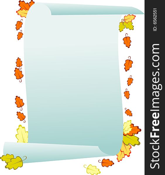 Abstract autumn background for your design