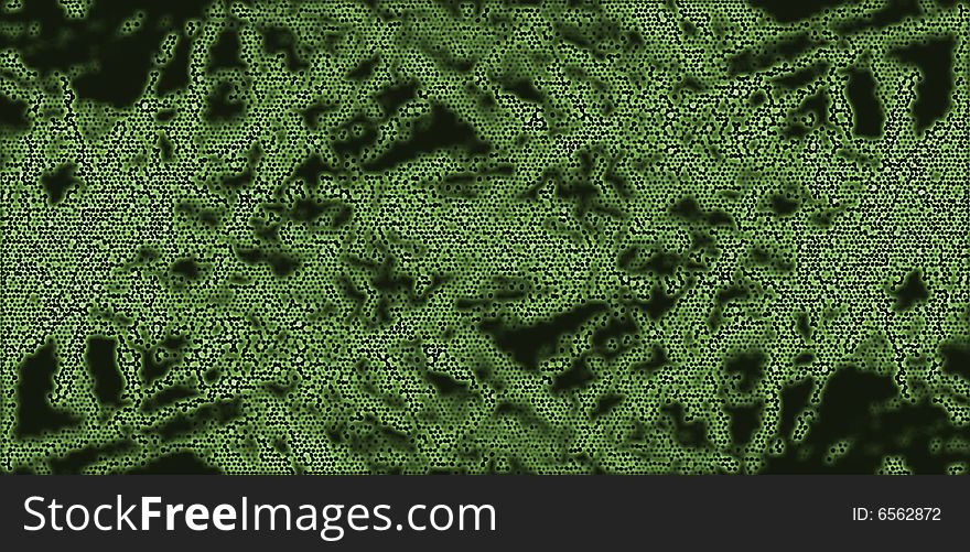 Abstract background, similarity of bacteria on a black background