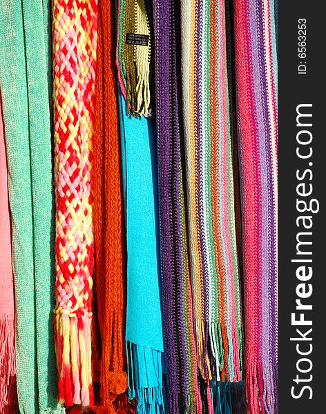 Comforter muffler scarf colors line lines