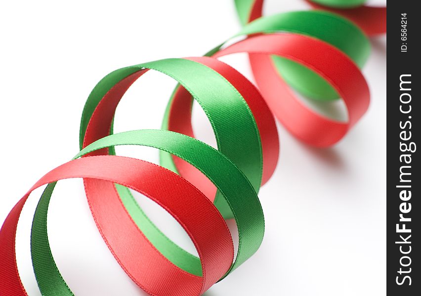 Red and Green Ribbon