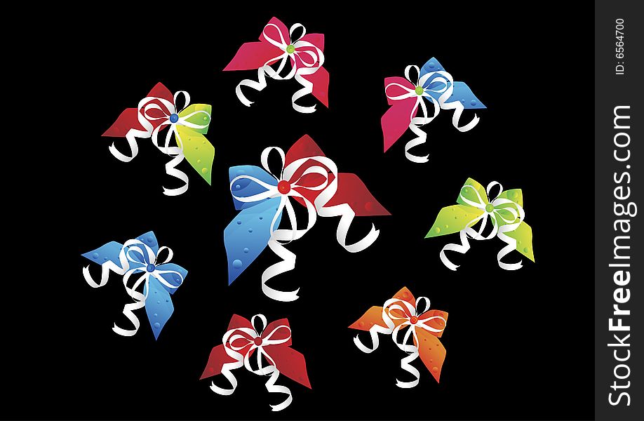 Ribbons  - On Black