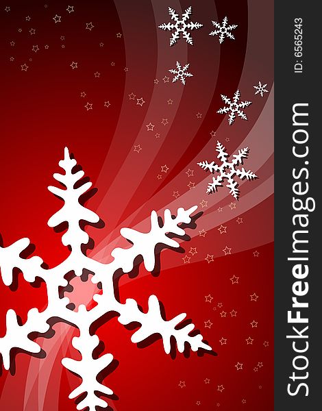 Vector illustration of Christmas Snowflake Decoration