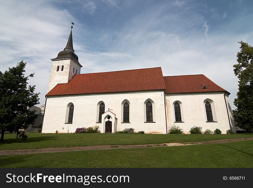 St. John's Lutheran Church (Jaanikirik) in Viljandi, Estonia,