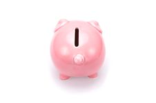 Pink Piggy Bank Stock Photos