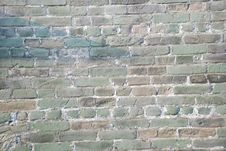 The Weathered Old Brick Wall Royalty Free Stock Photos The Weathered Old Brick Wall Royalty Free Stock Photos