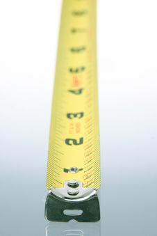 Vertical Tape Measure Royalty Free Stock Images