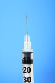 Tip Of Syringe Stock Photography