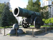 King-cannon (Tsar-pushka) Stock Photography