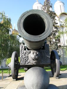 King-cannon (Tsar-pushka) Royalty Free Stock Photography
