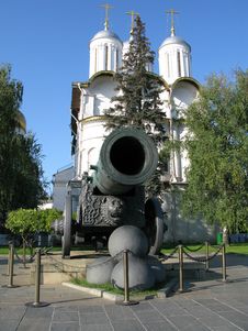 King-cannon (Tsar-pushka) Stock Photography