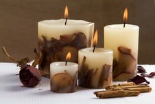 Aromatherapy Candlelight Royalty Free Stock Photos Aromatherapy Candlelight Royalty Free Stock Photos