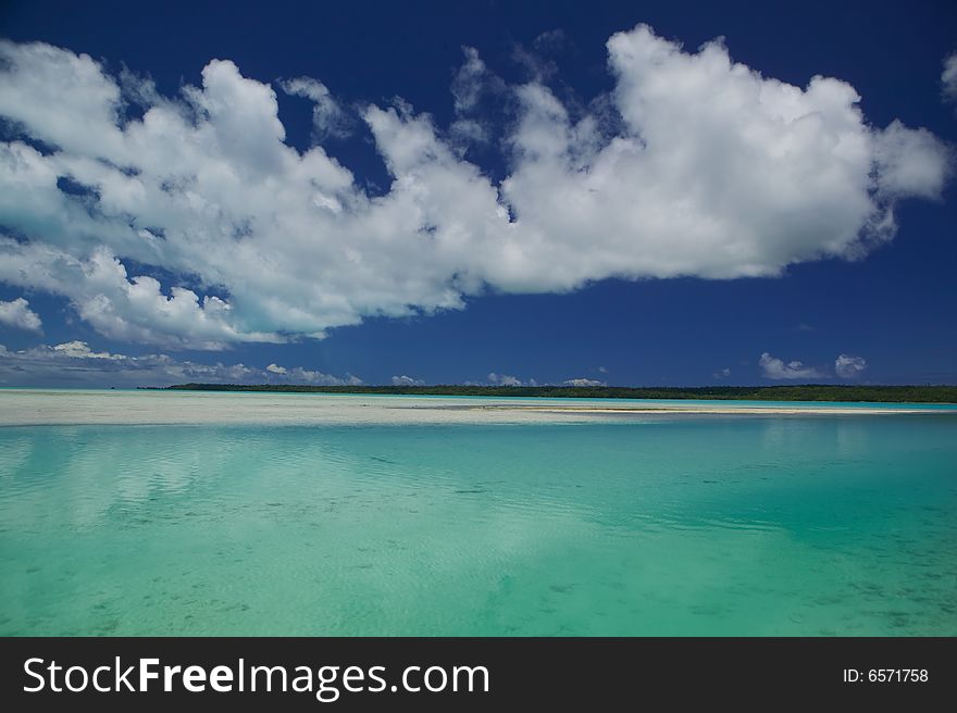 Tropical Dream Lagoon Paradise of the South Pacific in Bora Bora. Tropical Dream Lagoon Paradise of the South Pacific in Bora Bora