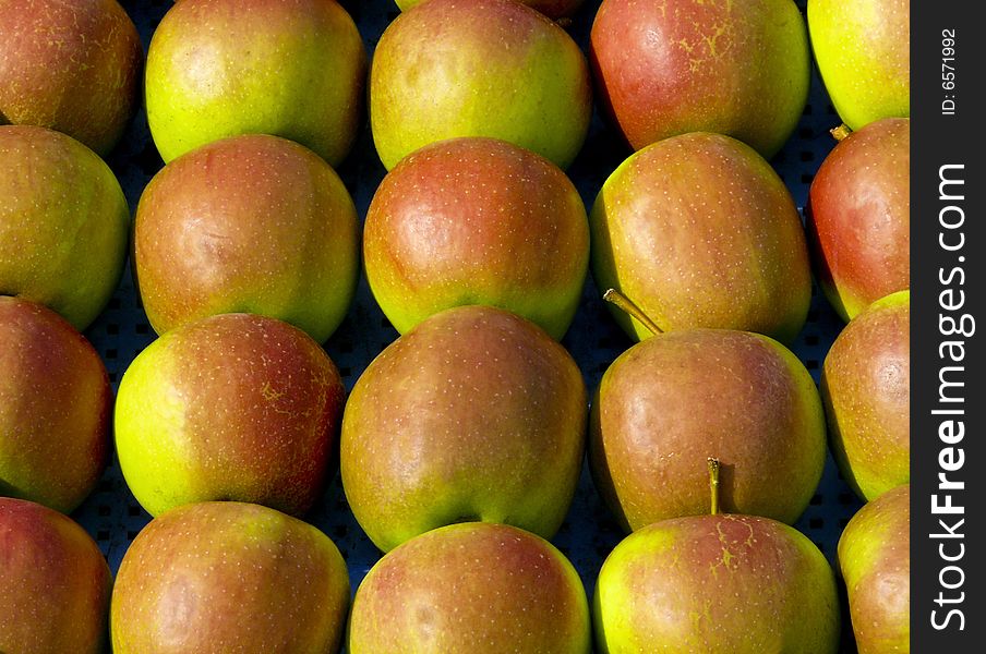 Juicy Apples At Market - Healthy Food