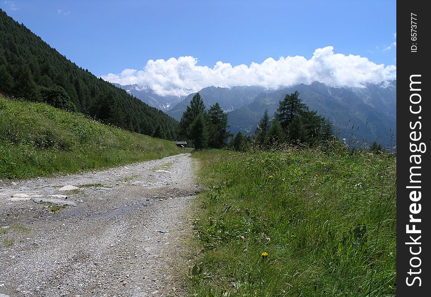 Panorama - Canè Valle Camonica (Brescia). Alps. Panorama - Canè Valle Camonica (Brescia). Alps