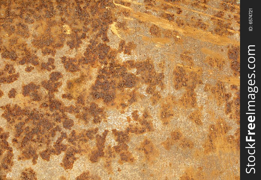 Rusty old metal background