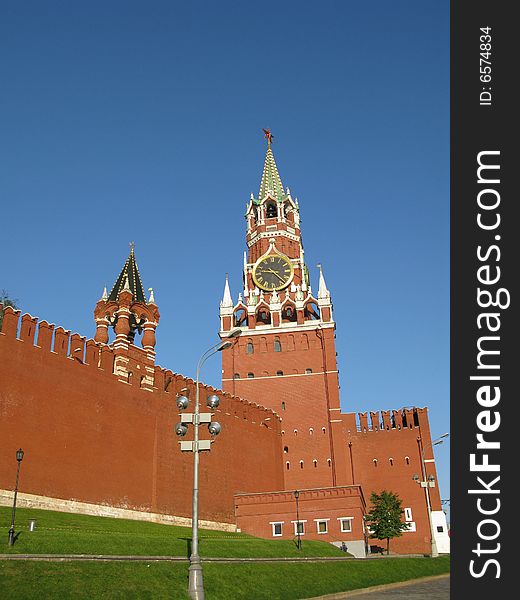Shoot of red square, shot of historical museum, Moskow. Shoot of red square, shot of historical museum, Moskow