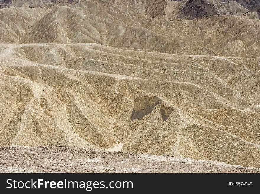 Yellow Mountains Of Death Valley