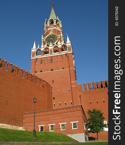 Shoot of red square, shot of historical museum, Moskow. Shoot of red square, shot of historical museum, Moskow