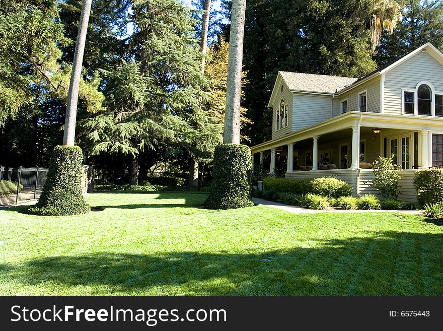 An historic American classic house. An historic American classic house