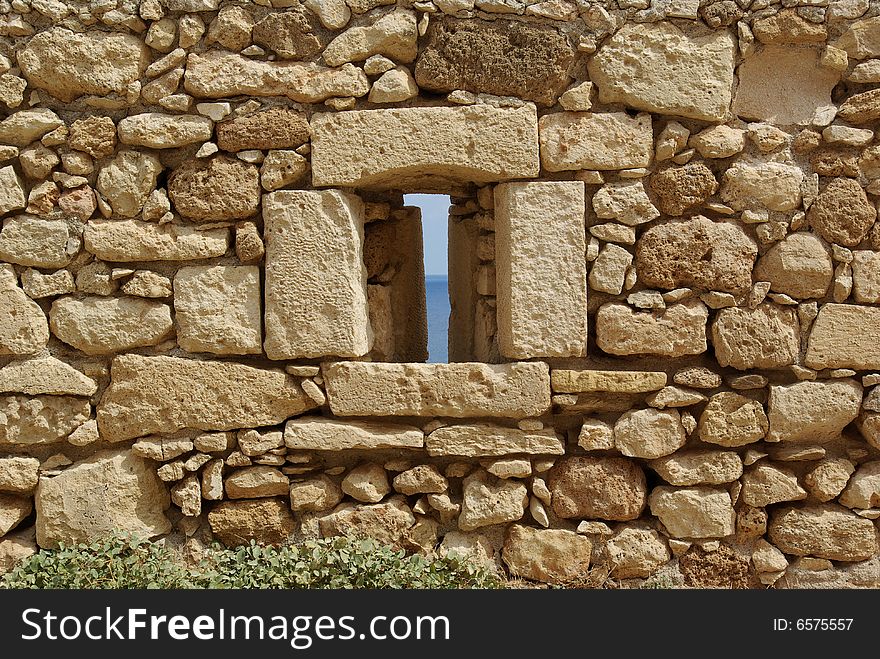 Greece, island Crete, the city of Retimno. A city old fortress. Greece, island Crete, the city of Retimno. A city old fortress.