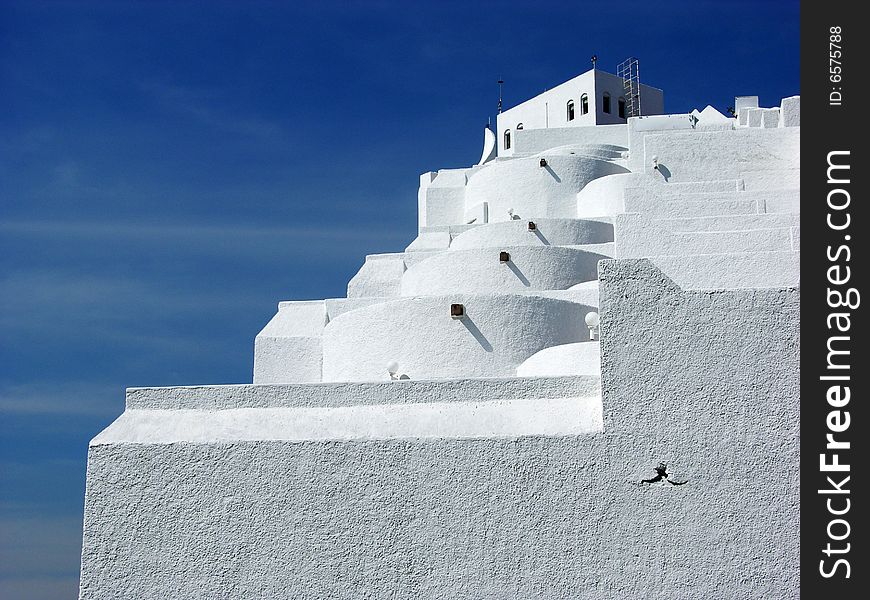 The white resort building in Manzanillo city, Mexico. The white resort building in Manzanillo city, Mexico.