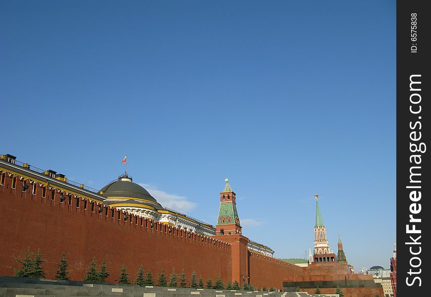 Shoot of red square, shot of historical museum, Moskow. Shoot of red square, shot of historical museum, Moskow