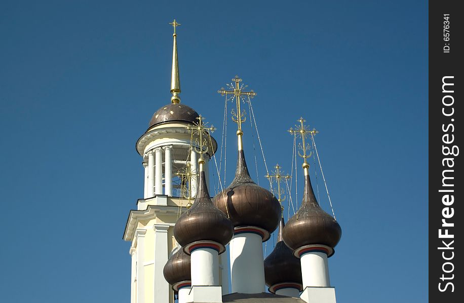 Russian orthodox church in Russia near Moscow