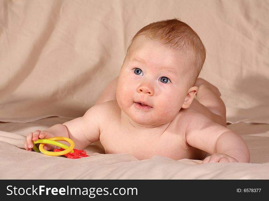 Happy baby (boy - 4 month old)