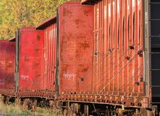 Railroad Car Graffiti Royalty Free Stock Image Railroad Car Graffiti Royalty Free Stock Image