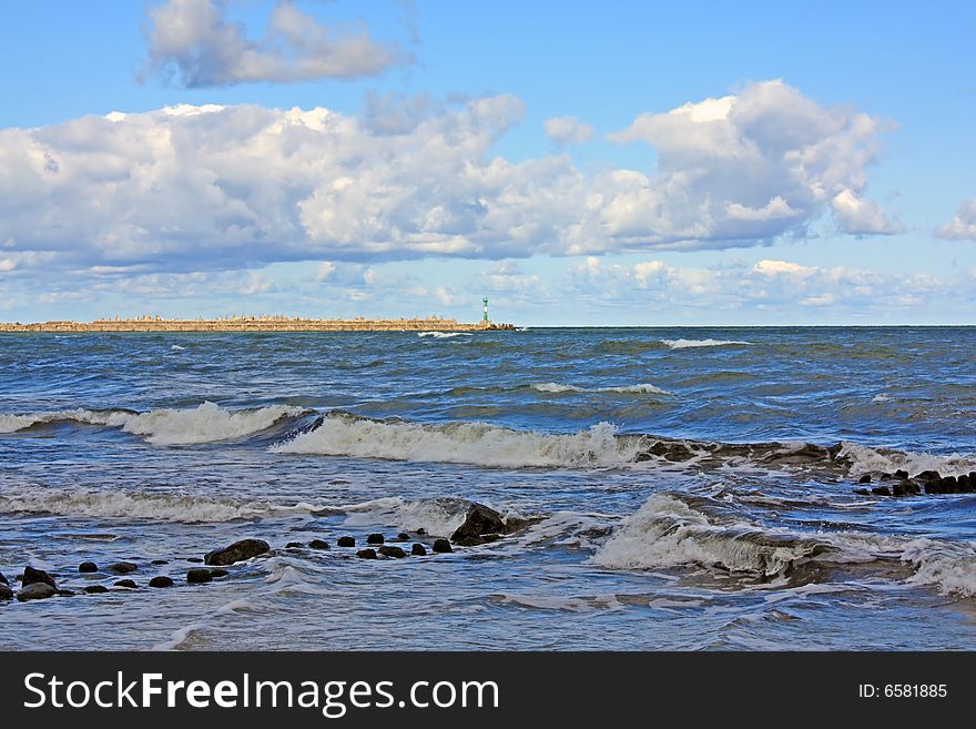 Wind,water, the Baltic storm