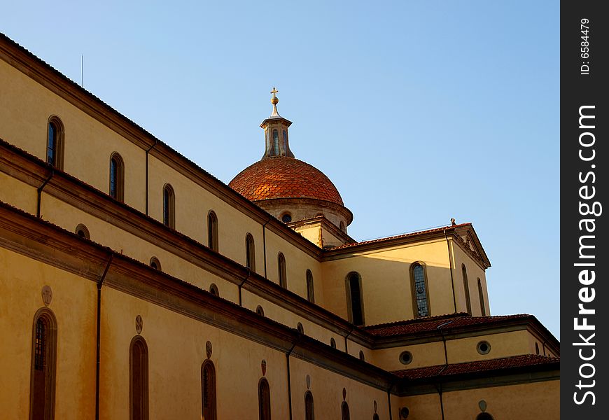 Church of saint spirito in Florence - Italy. Church of saint spirito in Florence - Italy