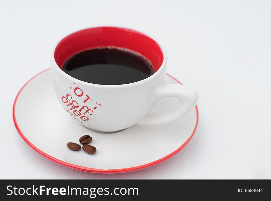 Coffee Cup With Clipping Path