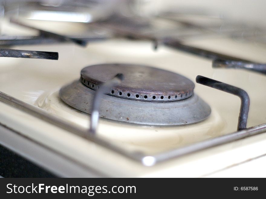 A closeup shot of Stove showing details on picture.