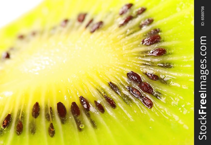 Abstract macro photo of a kiwi for background. Abstract macro photo of a kiwi for background