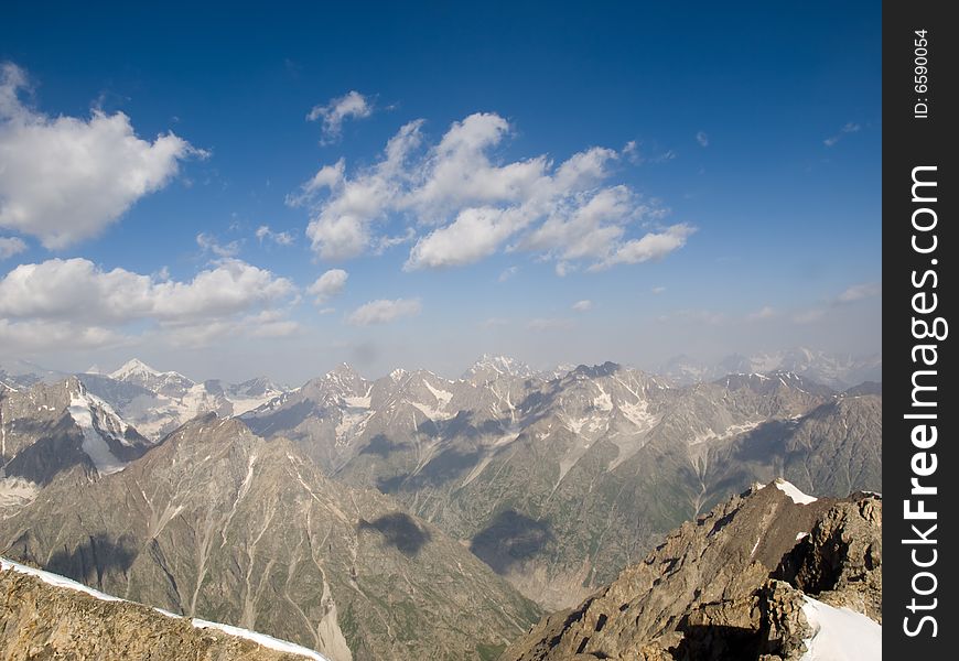 Mountains. Caucasus. Kabardino-Balkaria. Bezengi