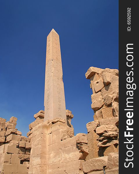 Hieroglyph On The Column